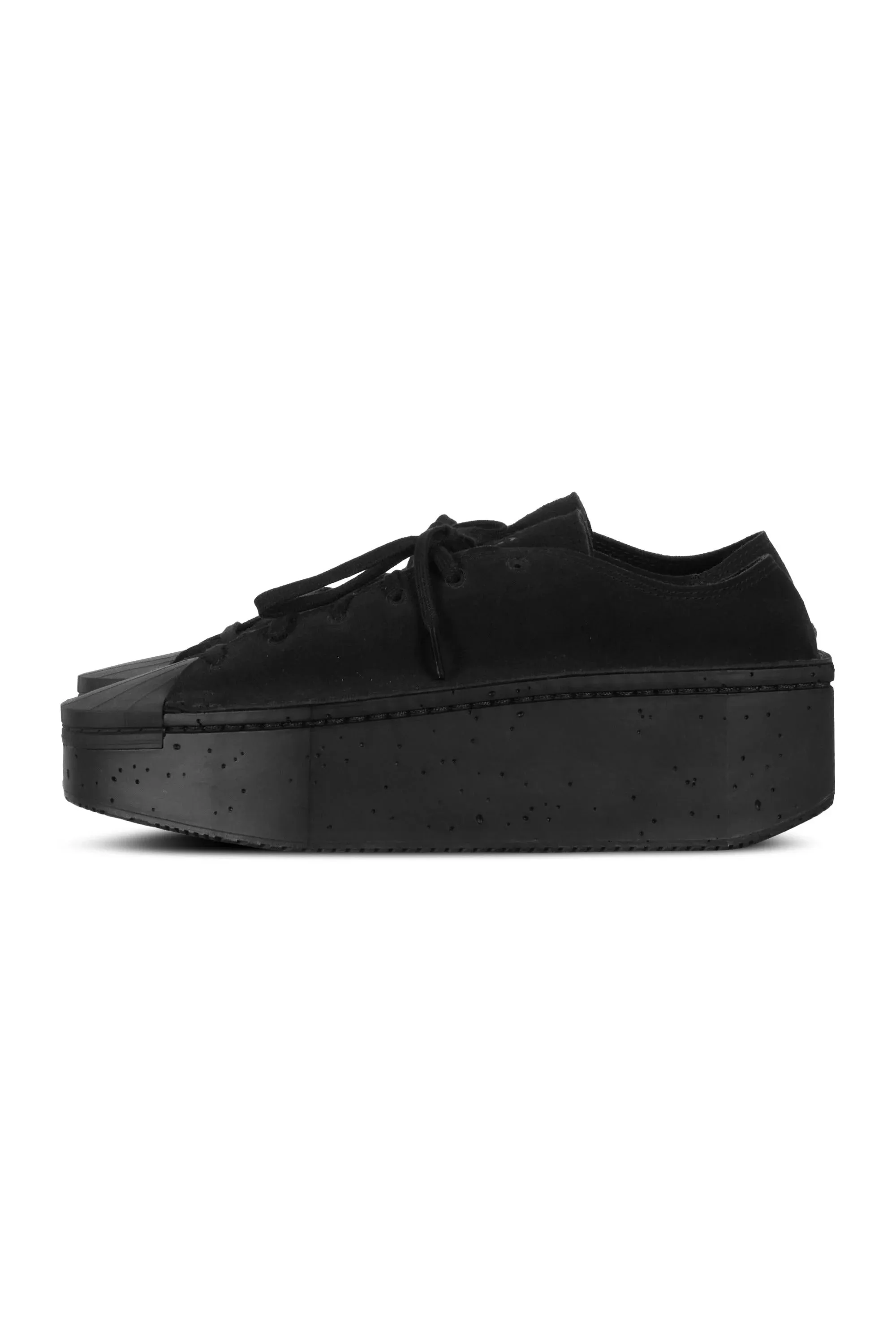 Kyasu Lo Top Black & Black Platform Sneakers