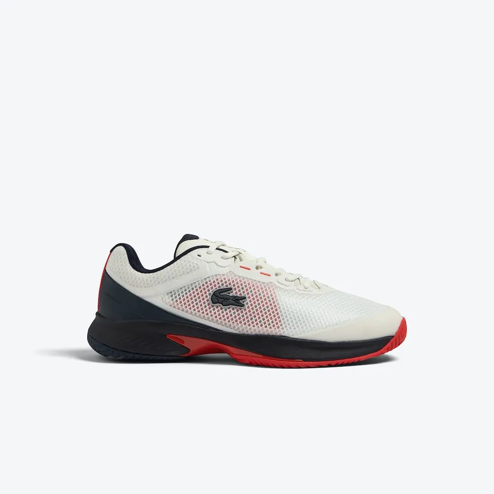 Lacoste Tech Point Men’s Tennis Shoes - White/Navy/Red