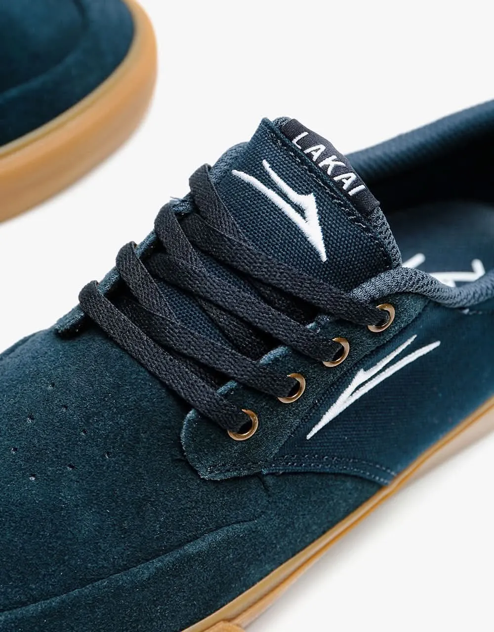 Lakai Riley 3 Skate Shoes - Navy/Gum Suede