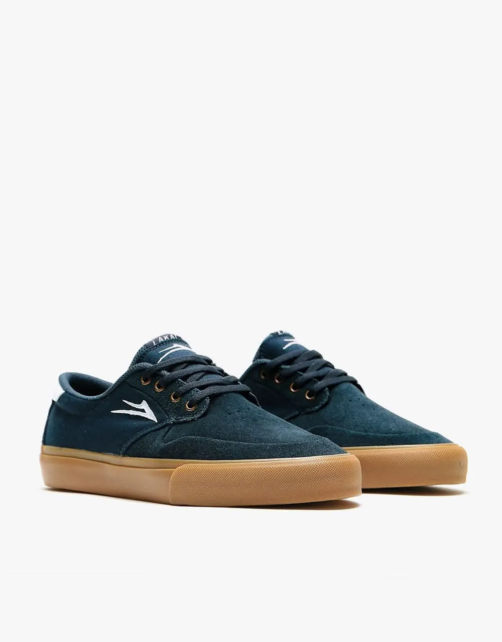 Lakai Riley 3 Skate Shoes - Navy/Gum Suede