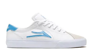 Lakai Shoes Flaco II - White/Cyan Leather