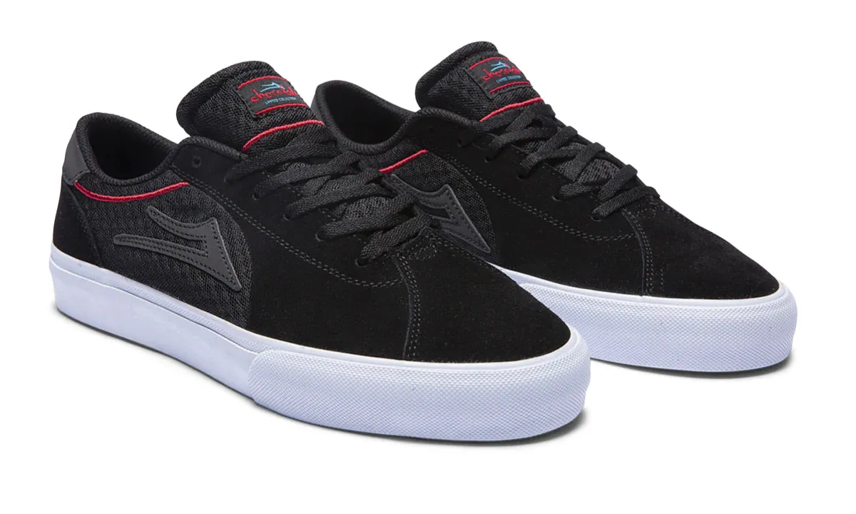 LAKAI X CHOCOLATE Flaco 2 Shoes Black/Red Suede