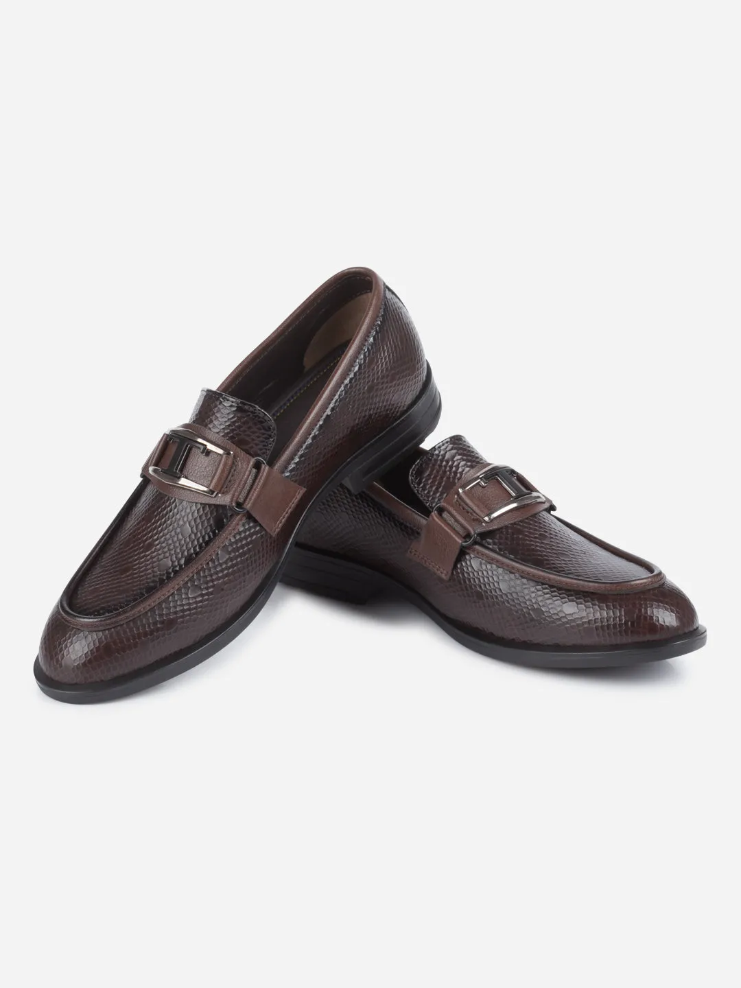 Men's Brown Semi Fomal Formal Slip On (IX1088)