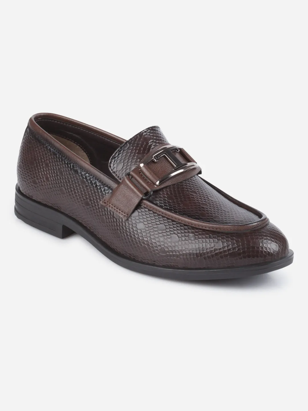 Men's Brown Semi Fomal Formal Slip On (IX1088)