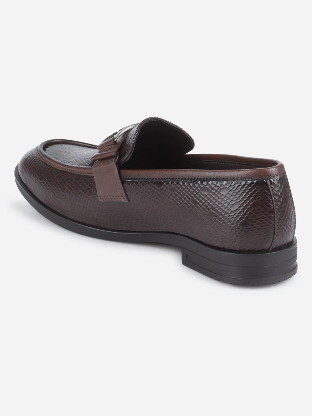 Men's Brown Semi Fomal Formal Slip On (IX1088)