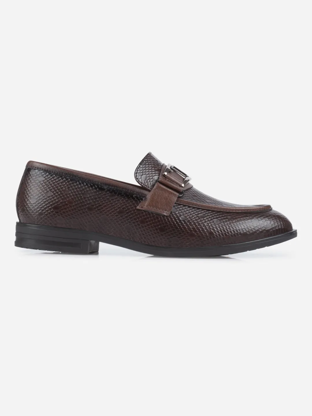 Men's Brown Semi Fomal Formal Slip On (IX1088)