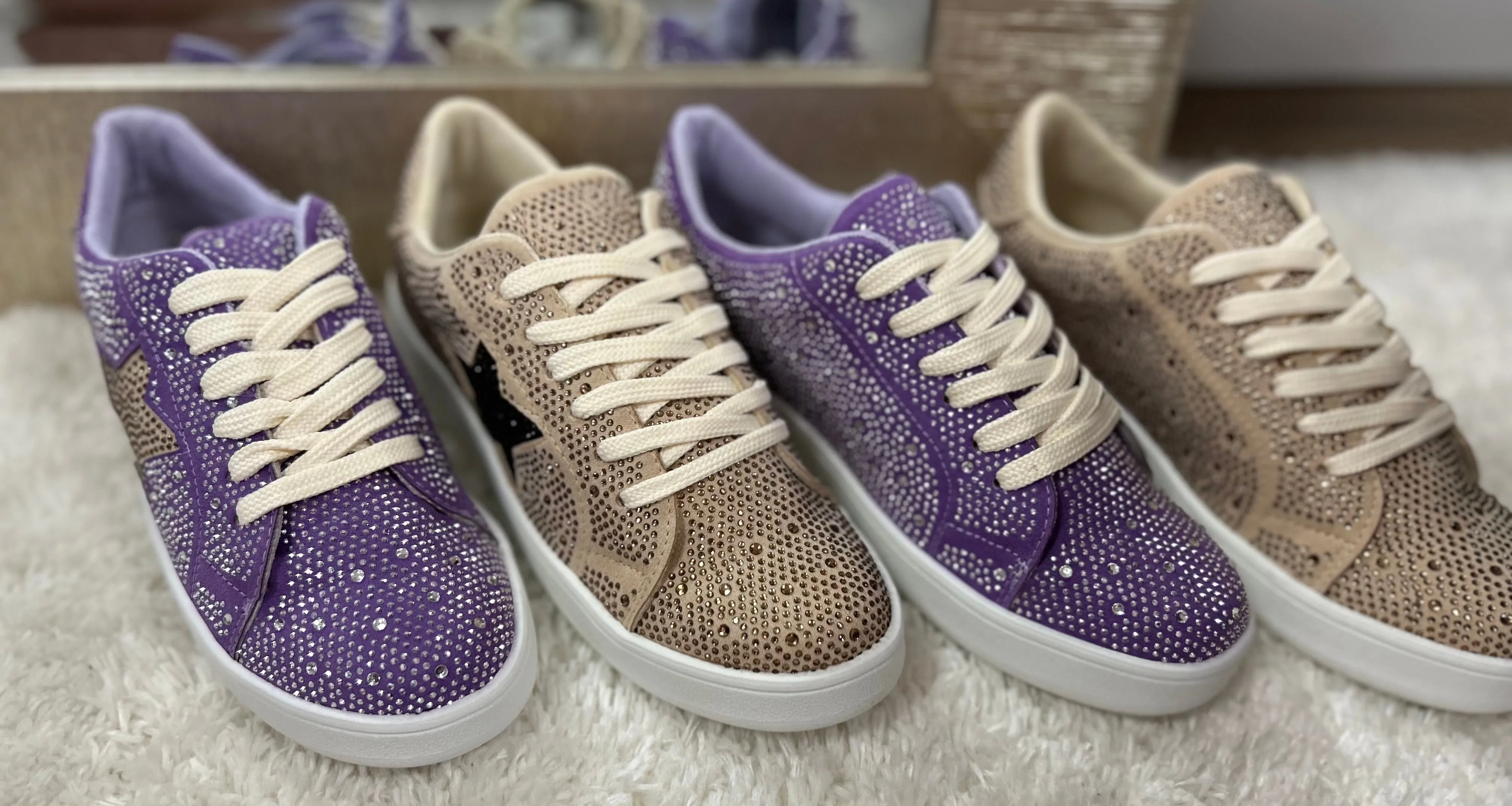 Miel Rhinestone Tennis