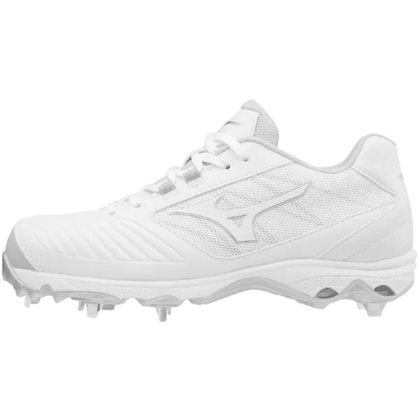 Mizuno 9-Spike Sweep 5 Women's Metal Cleats - White