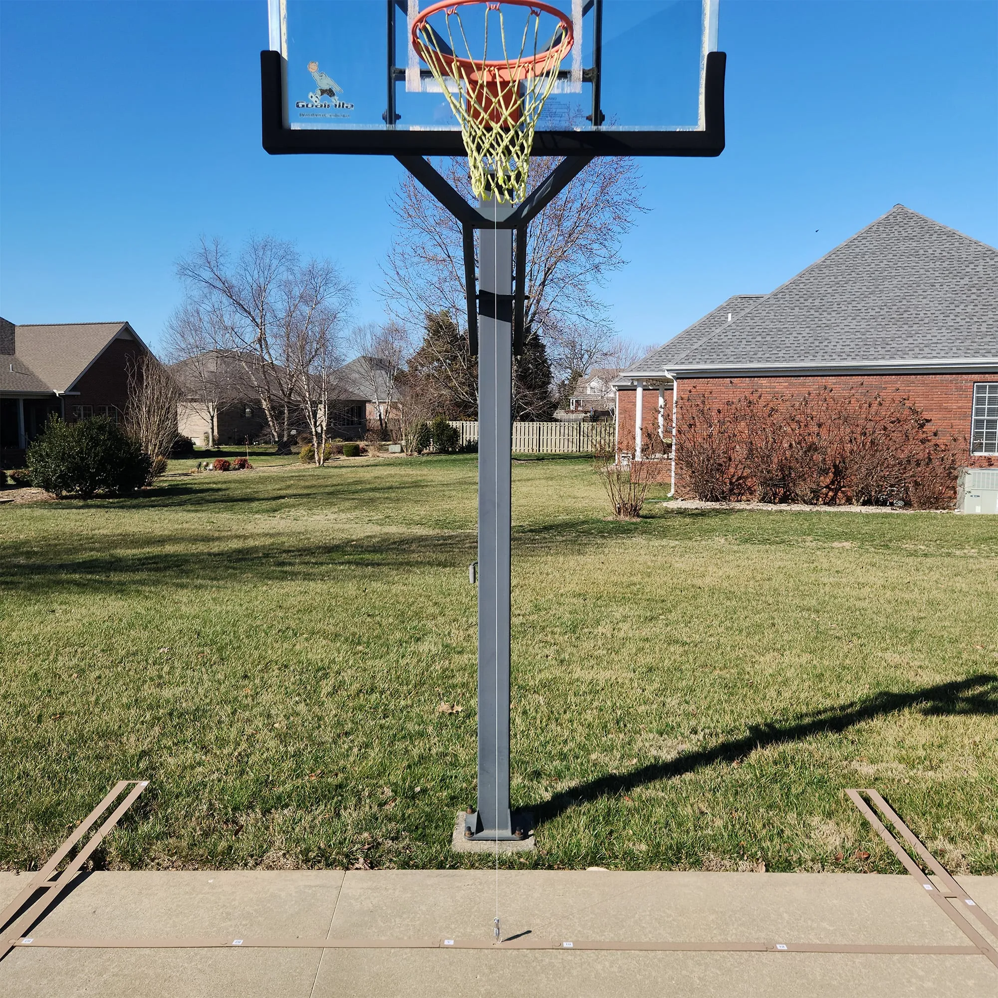 Murray Sporting Goods Basketball Free Throw Lane Court Marking Stencil Kit