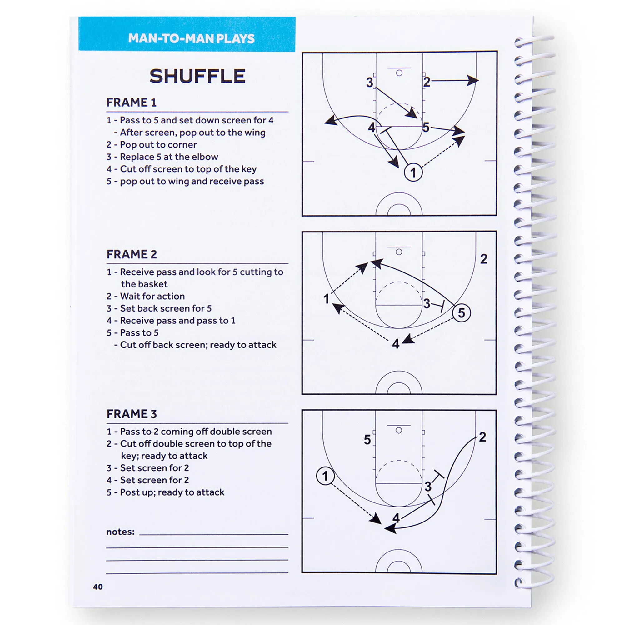 Murray Sporting Goods Basketball Playbook - 100  Plays