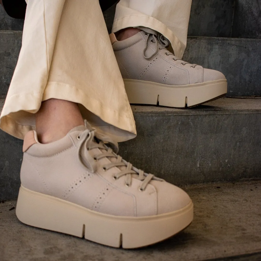 Naked Feet: ESSEX in MIST Platform High Top Sneakers