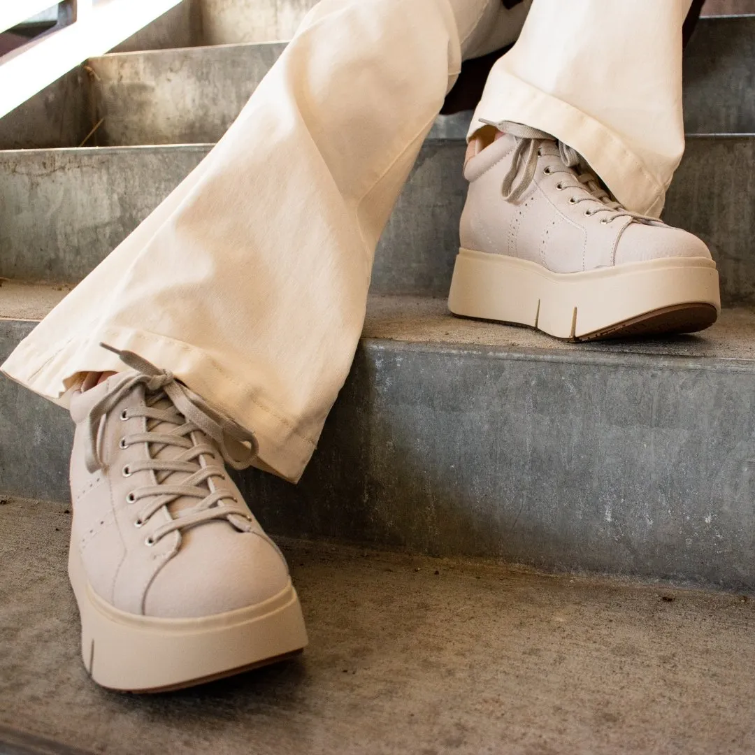 Naked Feet: ESSEX in MIST Platform High Top Sneakers