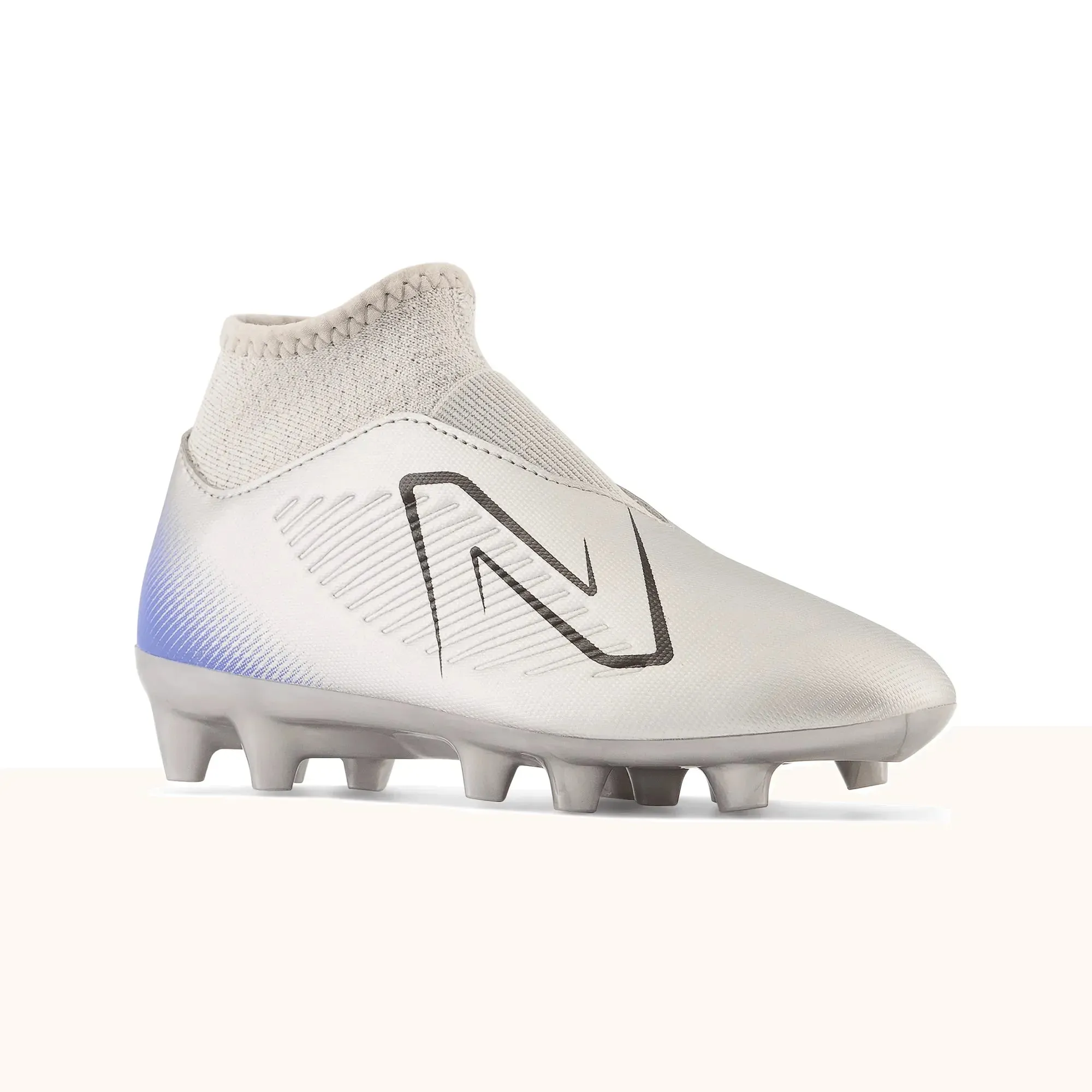 New Balance JR Tekela v4 Magique FG Wide - Grey-Blue