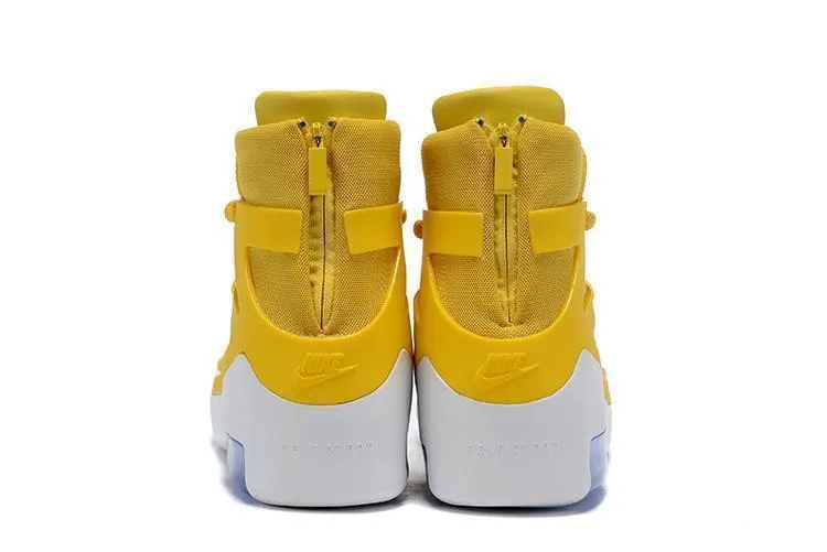 Nike Air Jordan Fear Of God 1 White Blue Yellow Men Shoes !!! CYBER MONDAY SALE !!!