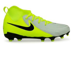 Nike Kids Phantom Luna II Academy FG/MG Silver/Black/Volt