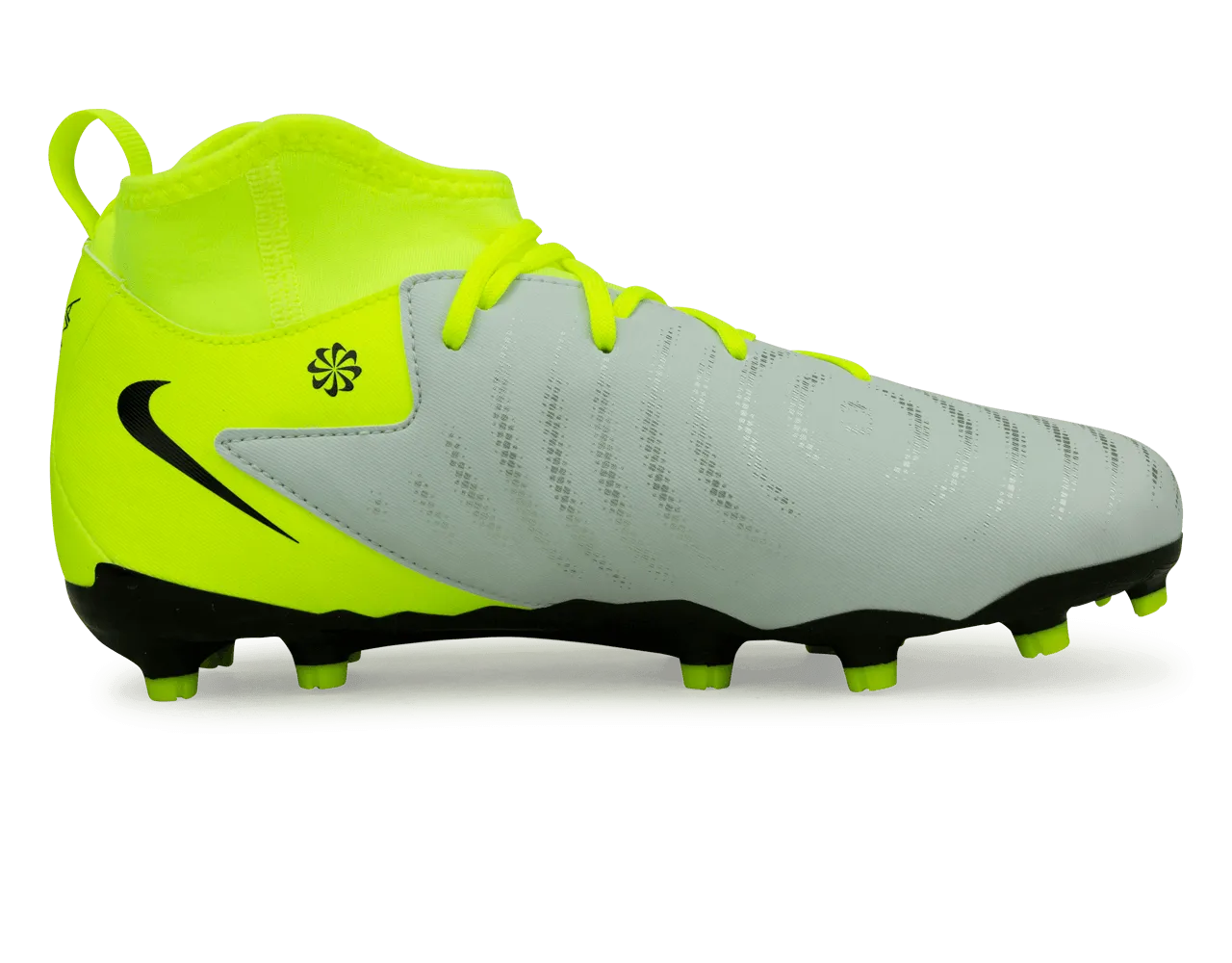 Nike Kids Phantom Luna II Academy FG/MG Silver/Black/Volt