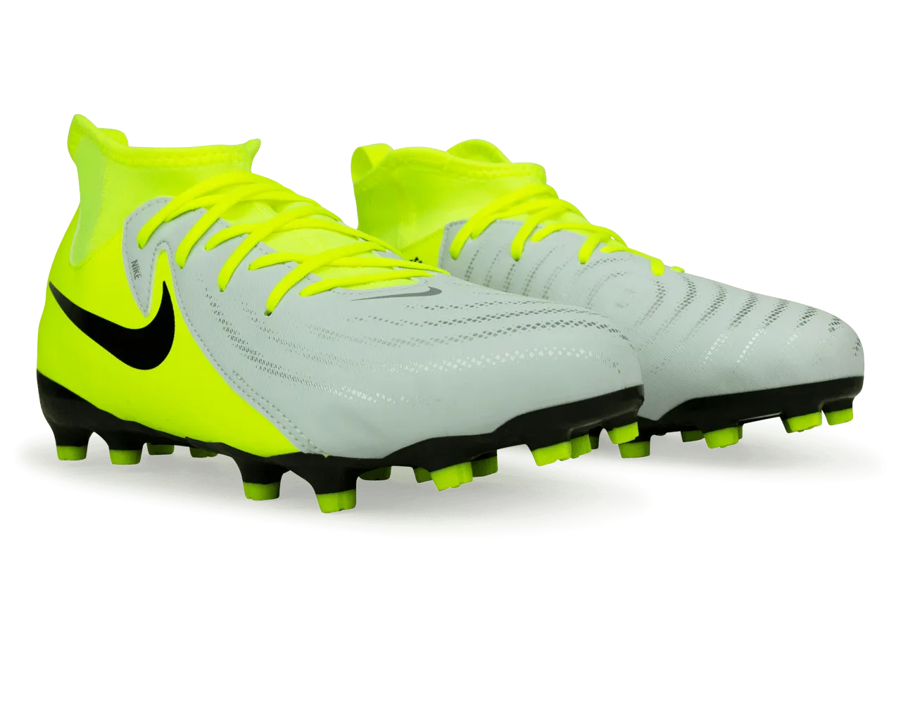 Nike Kids Phantom Luna II Academy FG/MG Silver/Black/Volt