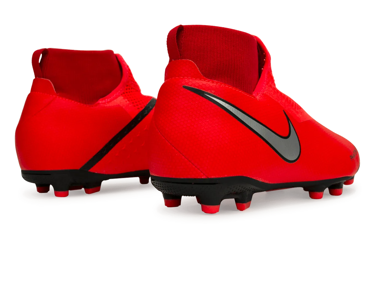 Nike Kids PhantomVSN Game Over Academy DF FG/MG Bright Crimson/Metallic Silver