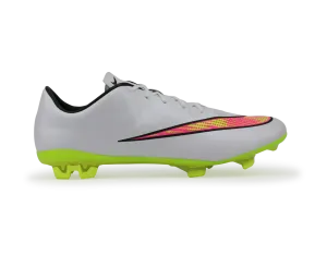 Nike Men's Mercurial Veloce II FG White/Volt/Black