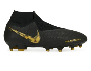 Nike Men's PhantomVSN Elite DF FG Black/Metalic Vivid Gold