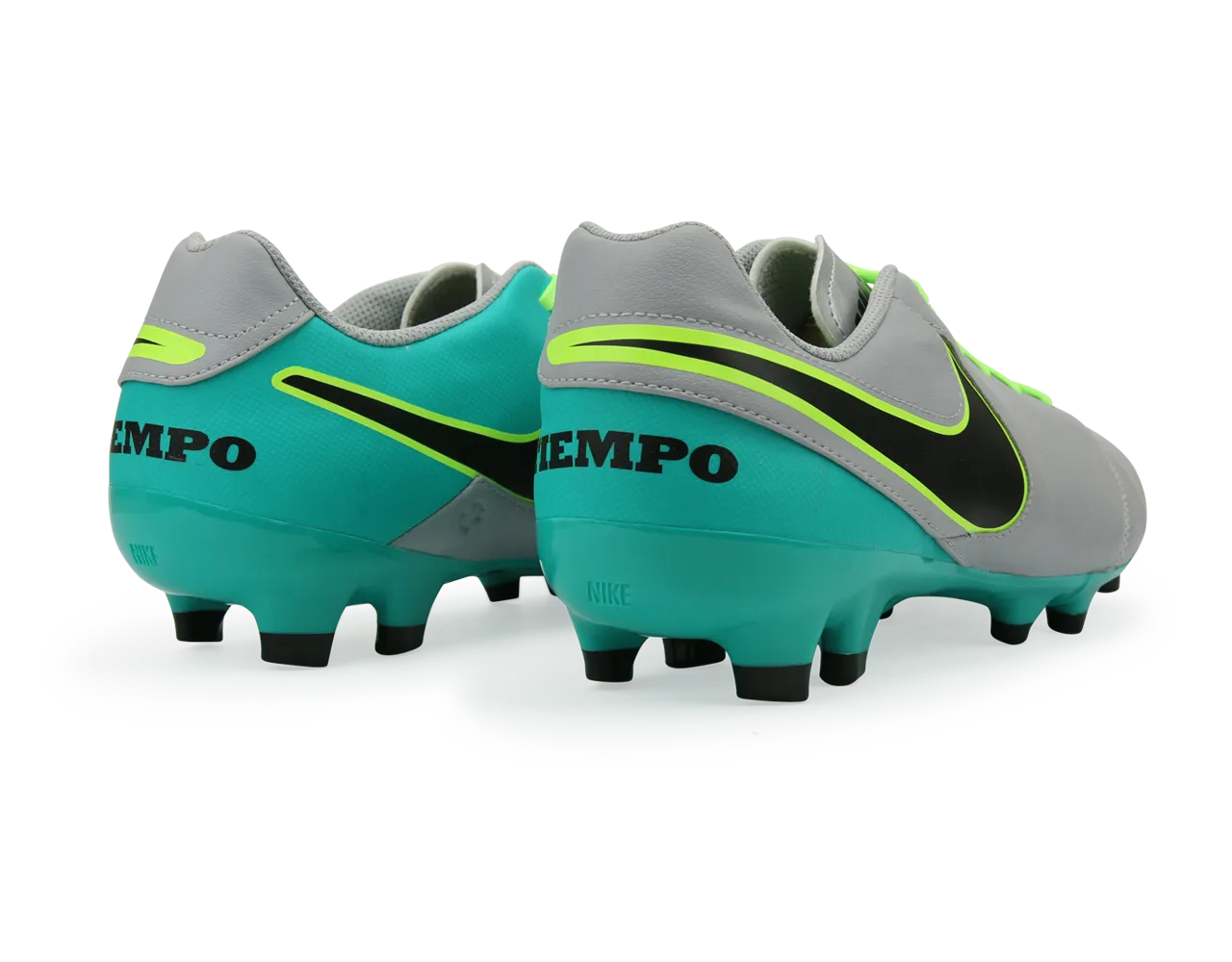 Nike Men's Tiempo Genio II FG Wolf Grey/Black/Clear Jade