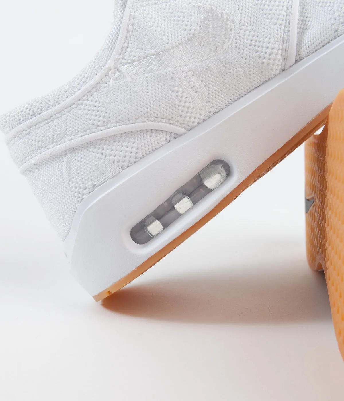 Nike SB Air Max Janoski 2 Shoes - White / White - Gum Yellow