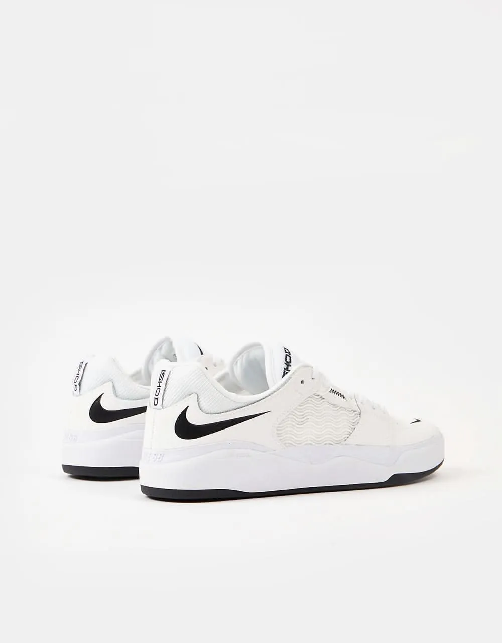 Nike SB Ishod Premium Skate Shoes - White/Black-White-Black