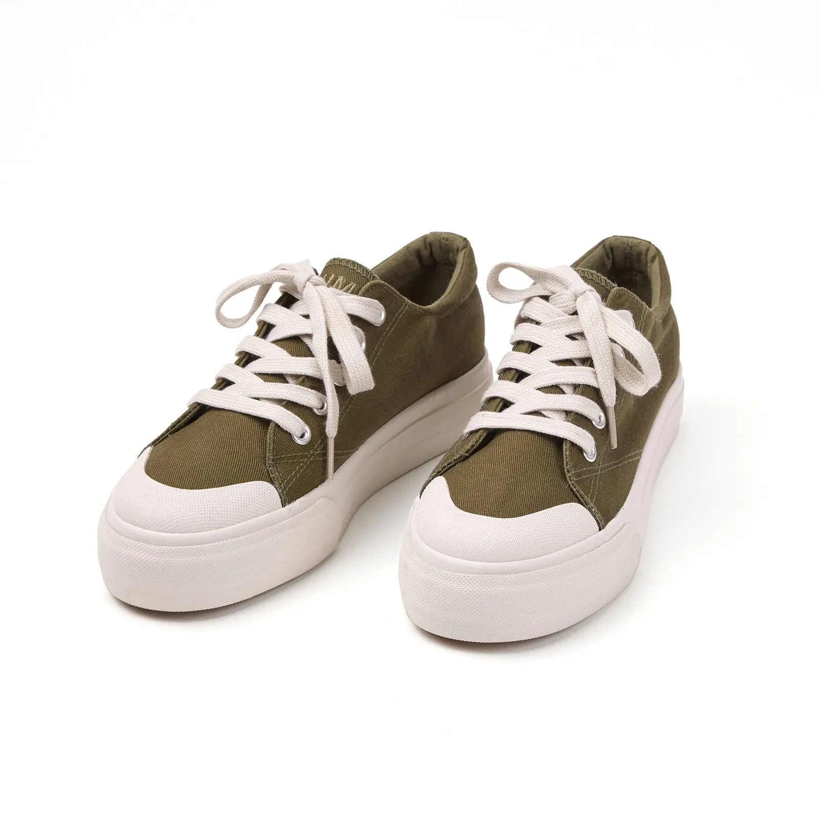 Olive Platform sneakers