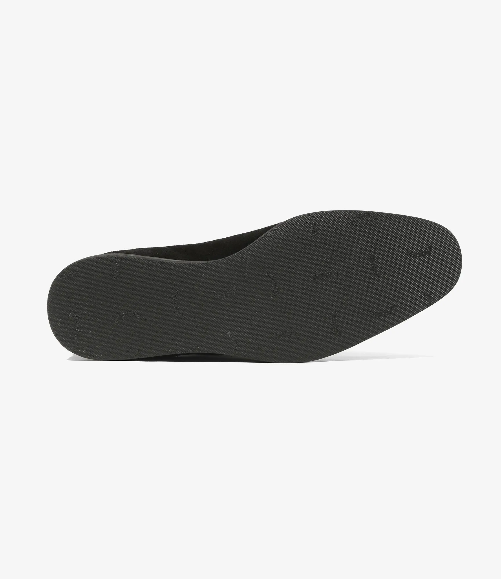 Papillon Emb. Slip-on - Black - Suede