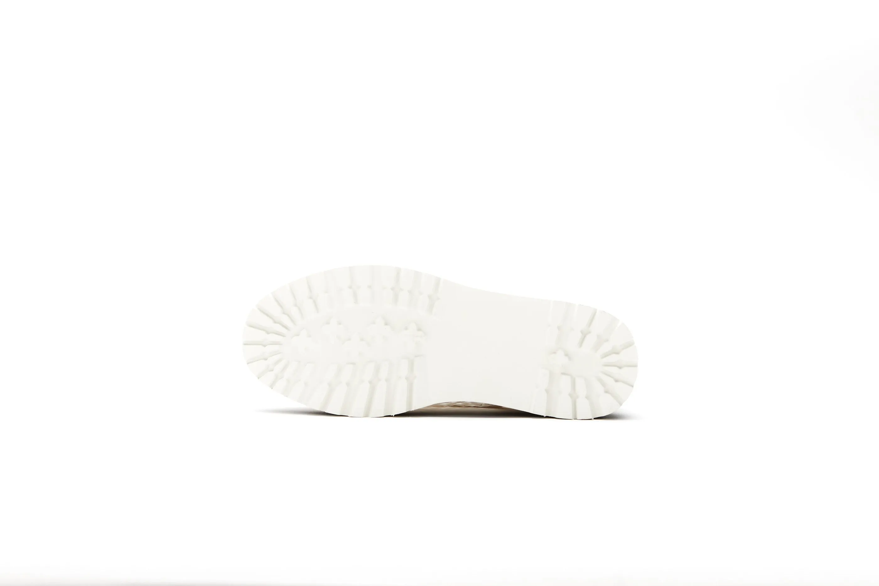 Raffia Platform Sneakers - White