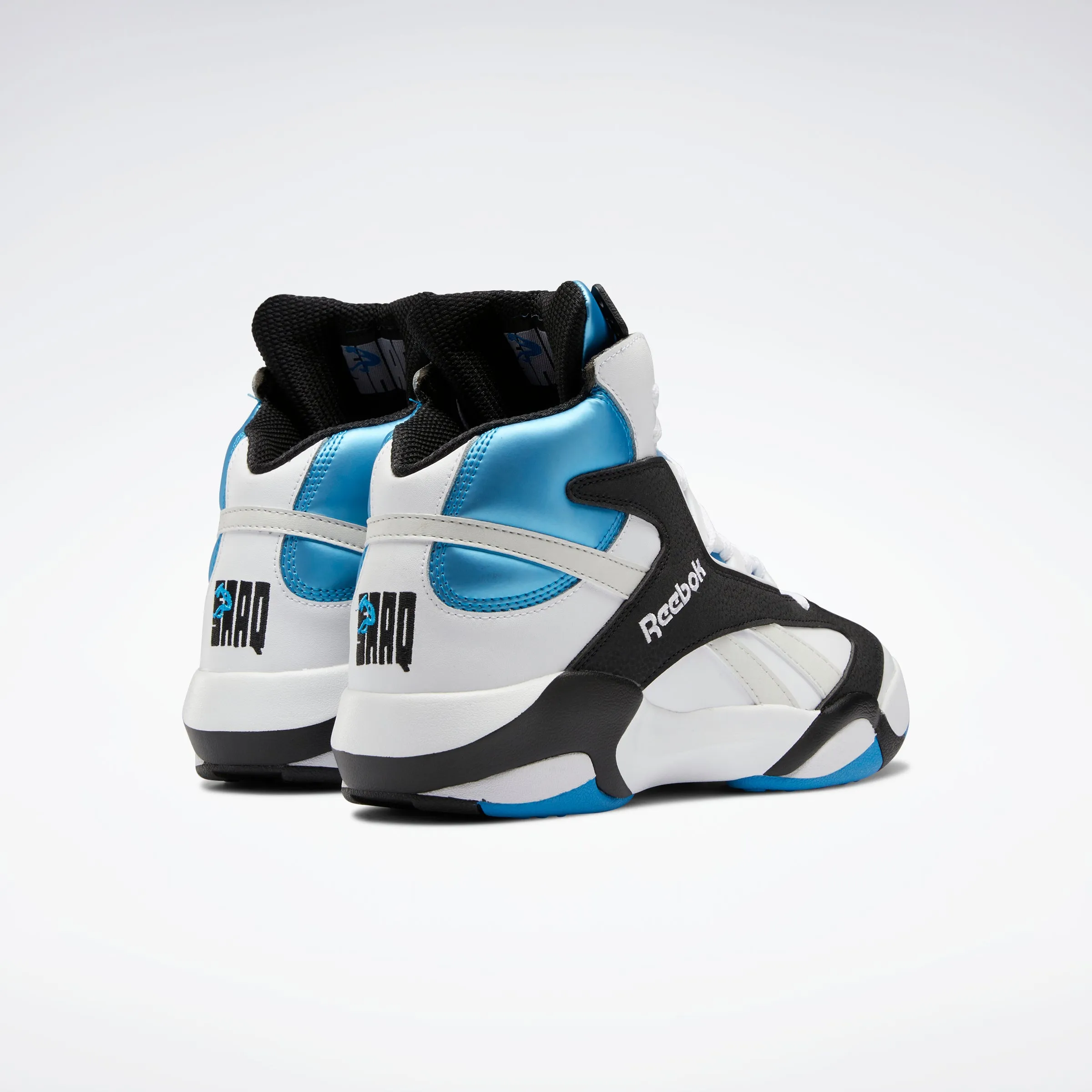 Reebok Footwear Men Shaq Attaq Shoes Ftwwht/Cblack/Azure