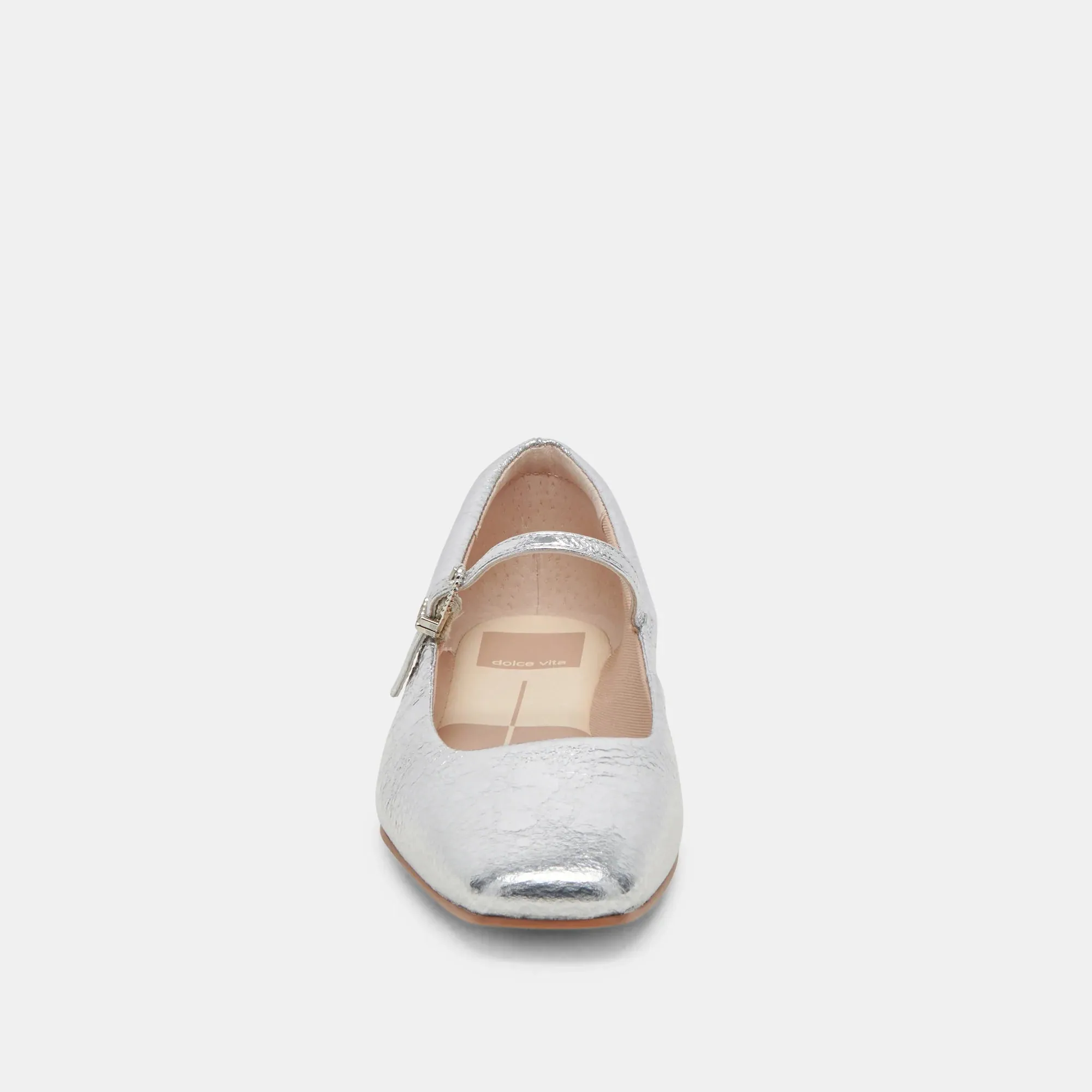 Reyes Ballet Flats Silver