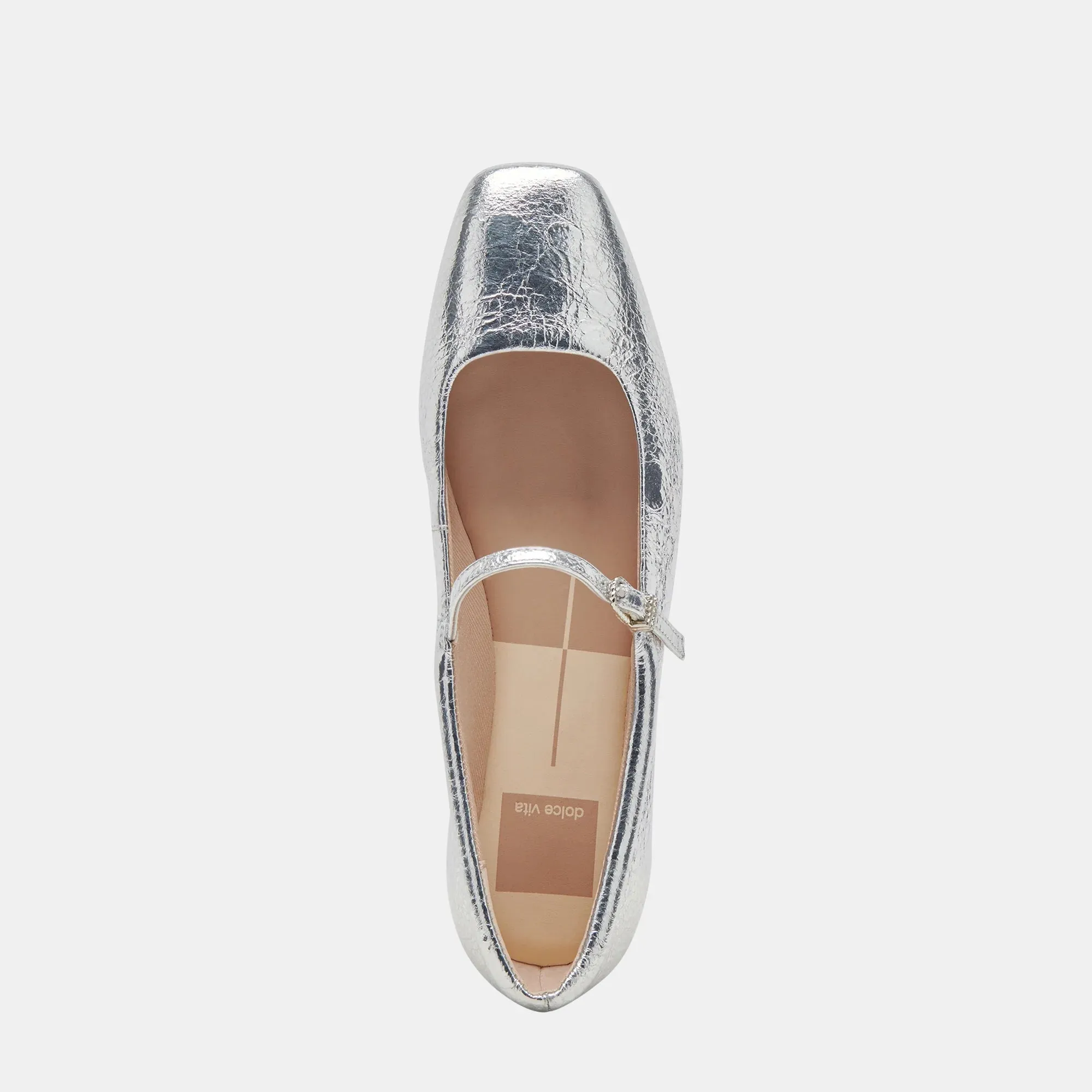 Reyes Ballet Flats Silver