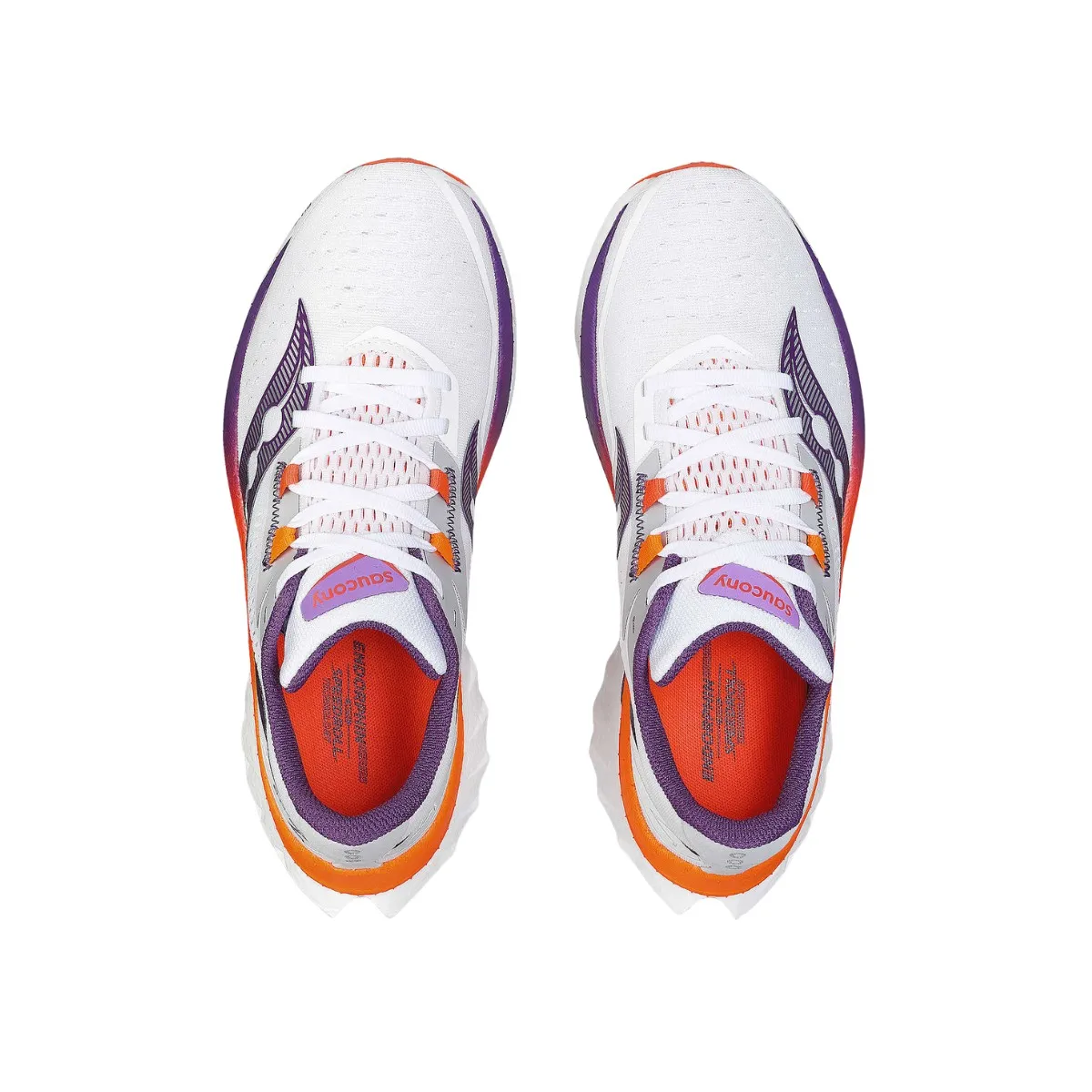 Saucony Endorphin Speed 4 White Purple SS24 Women's Shoes