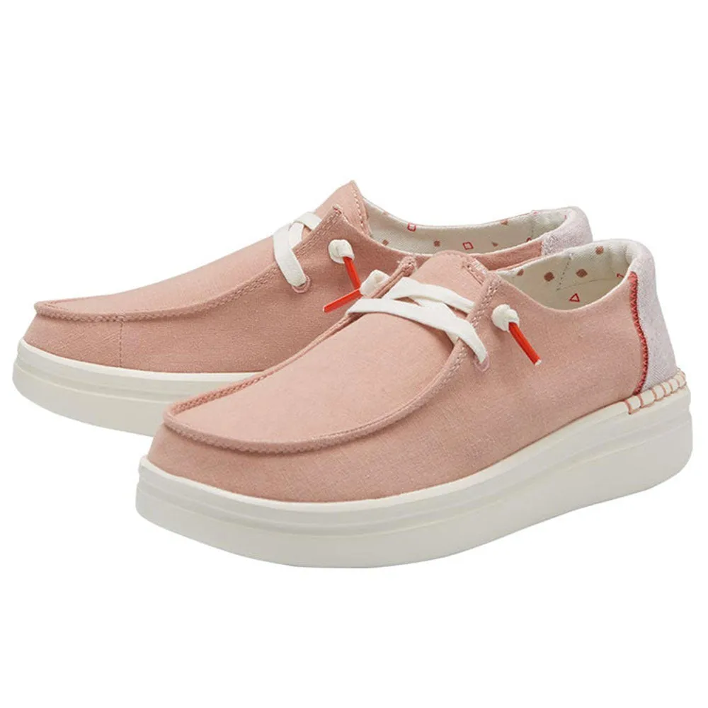 Scarpe Donna HEY DUDE linea Wendy Rise Colore Rose