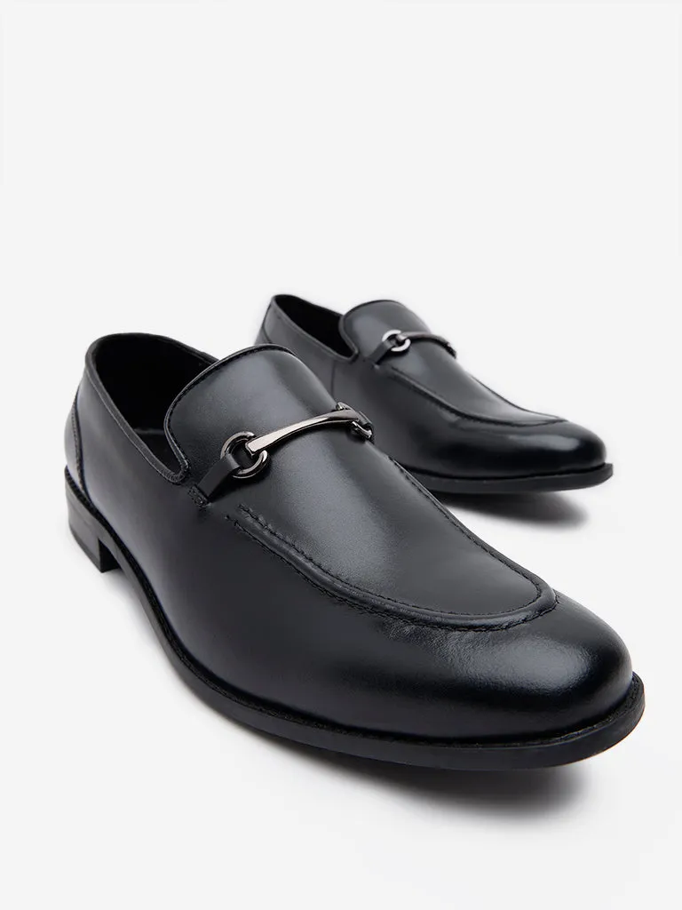 SOLEPLAY Black Slip-On Formal Shoes