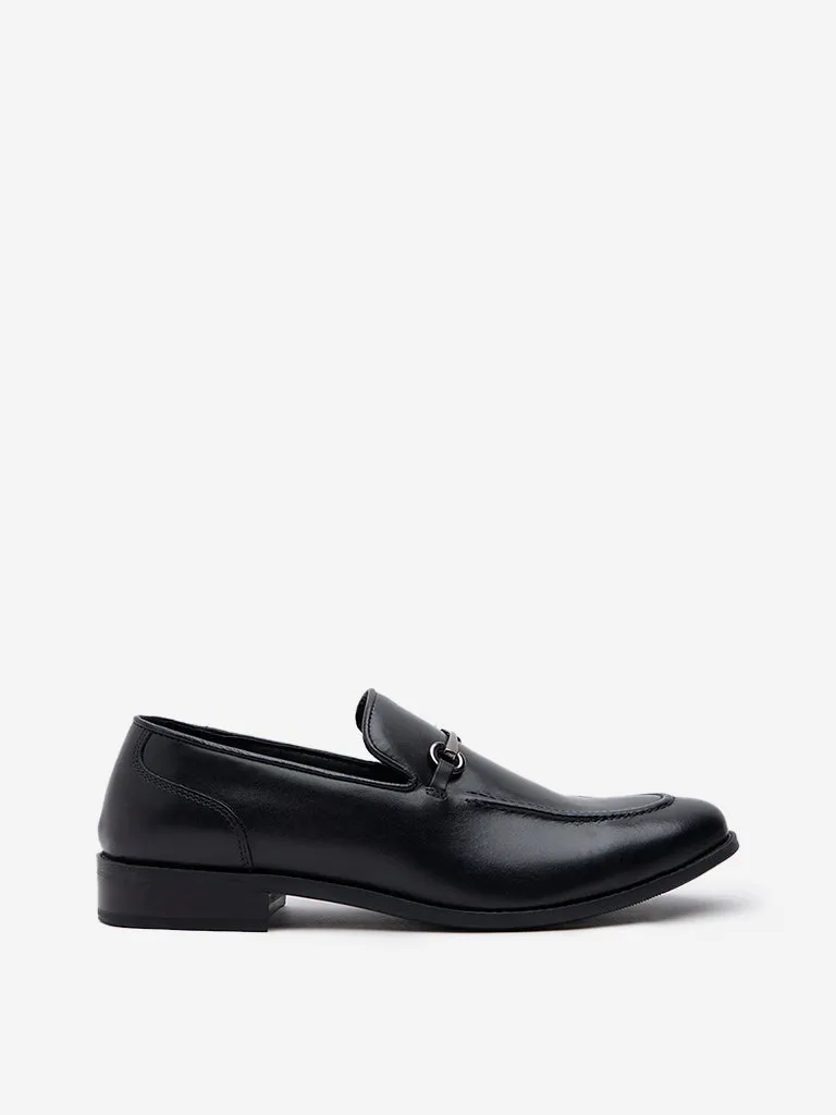 SOLEPLAY Black Slip-On Formal Shoes