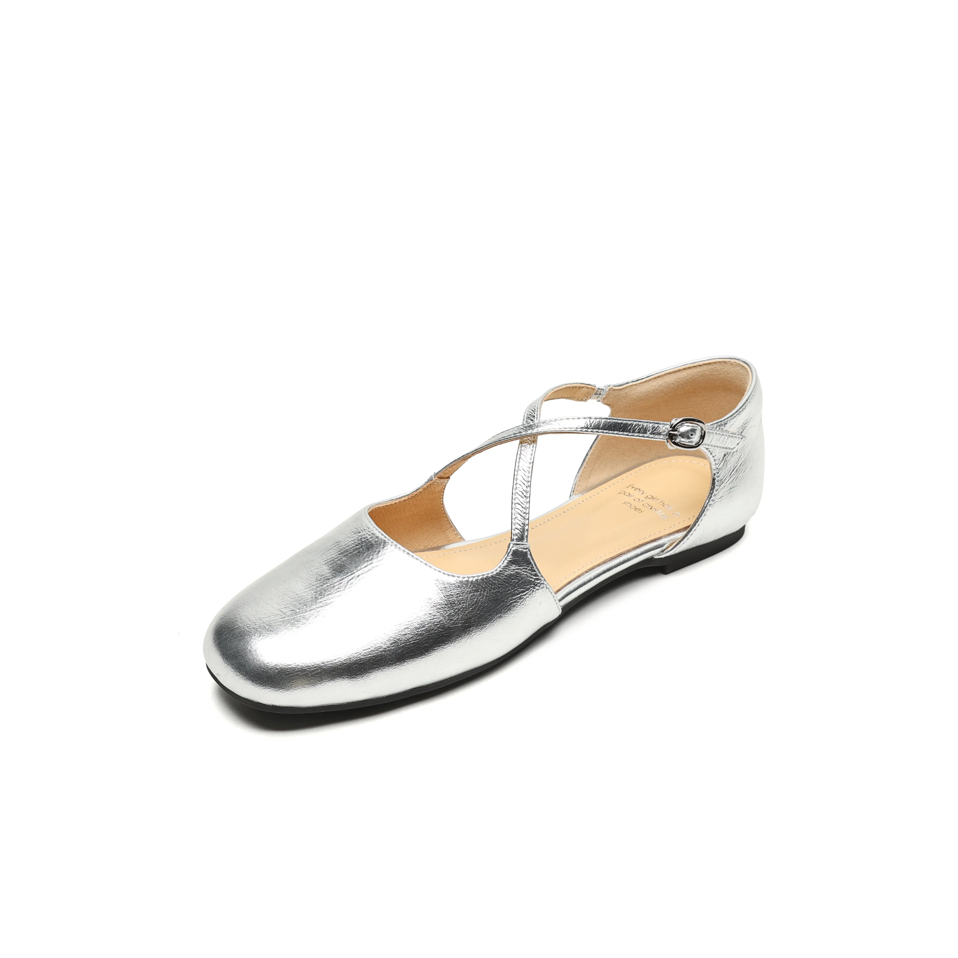 Summer Handmade Cross Strap Ballet Flats