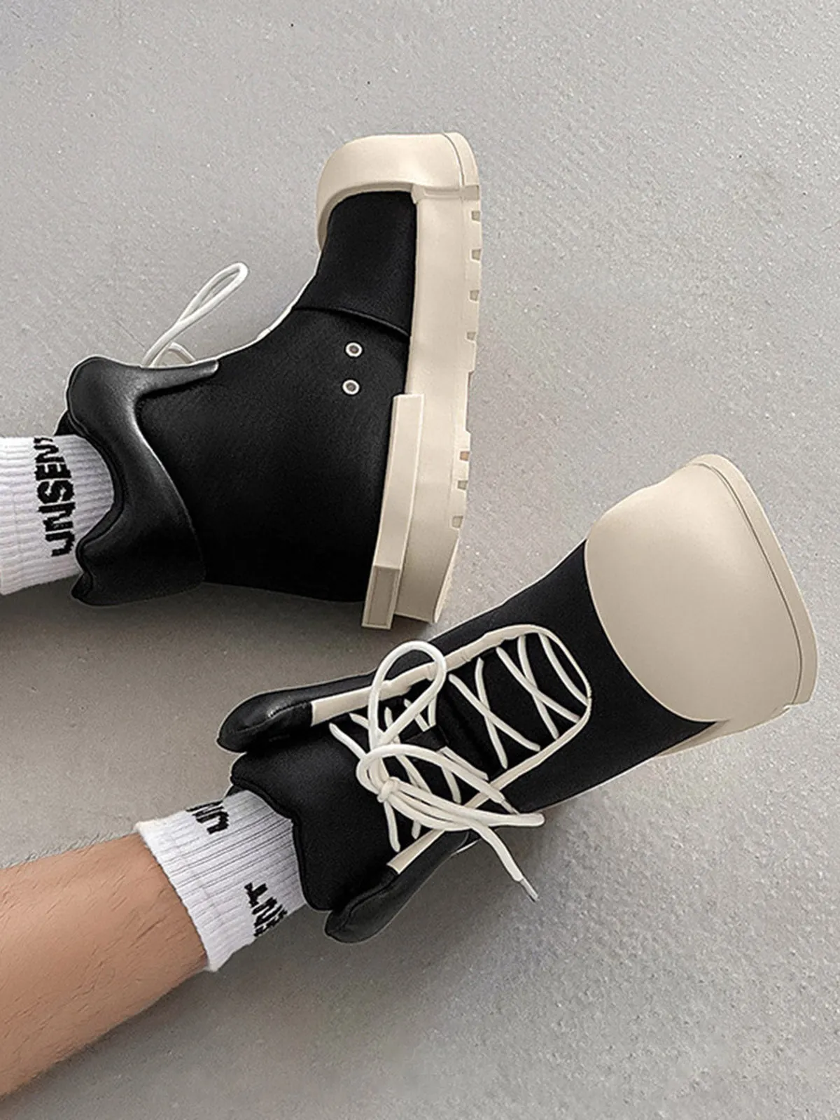 Thesupermade High Top Canvas Platform Sneakers - 2215