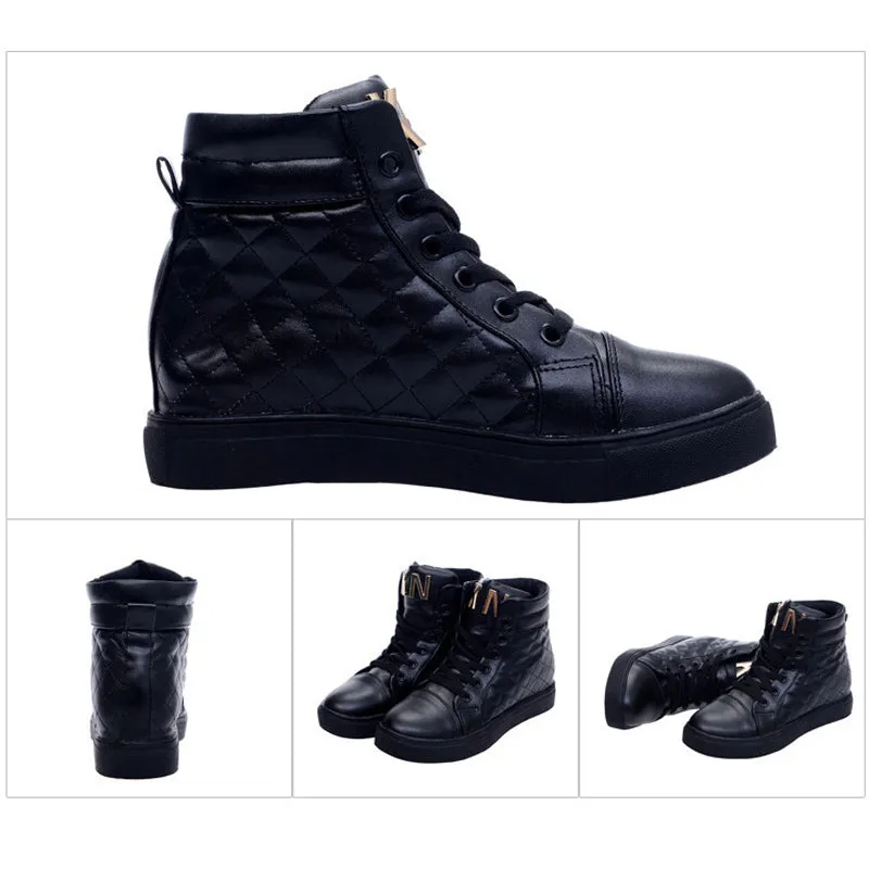 Trendy high top sneakers for women