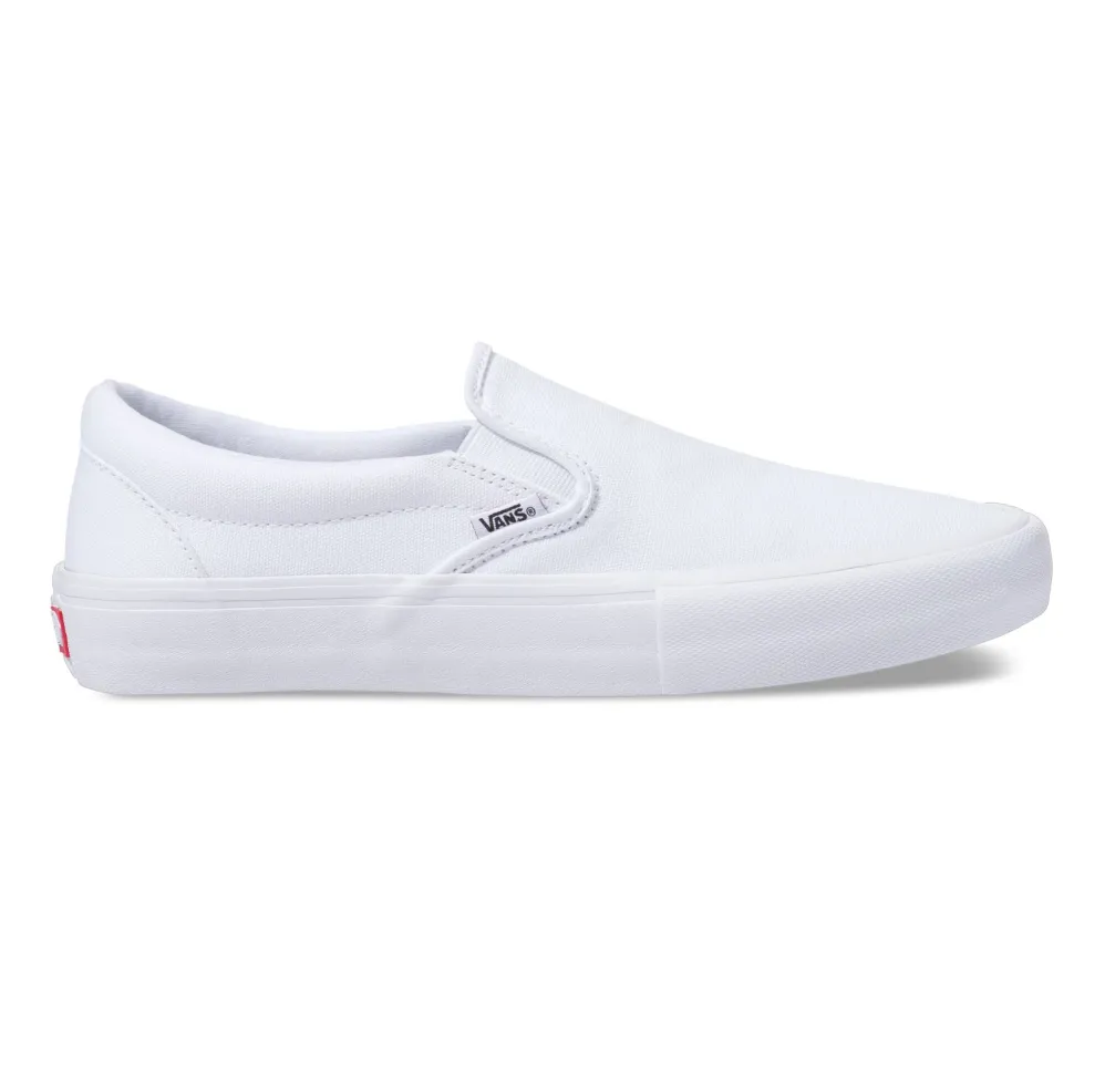 VANS SLIP ON PRO WHITE / WHITE