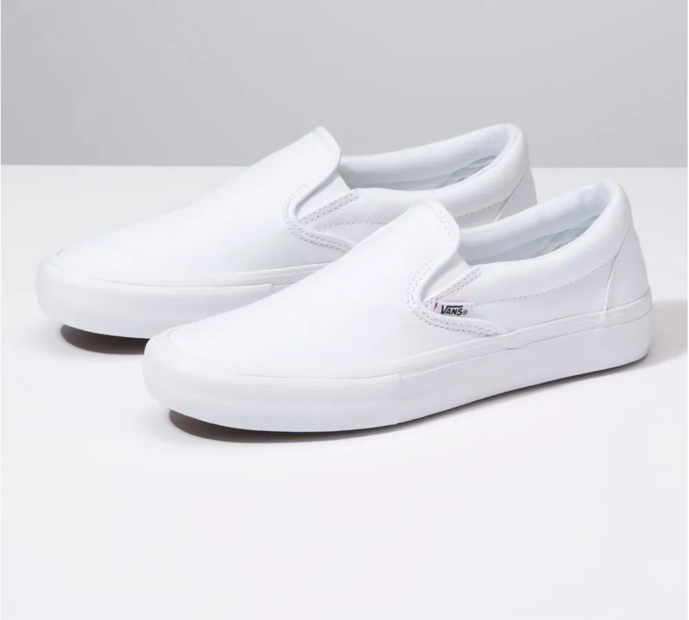 VANS SLIP ON PRO WHITE / WHITE