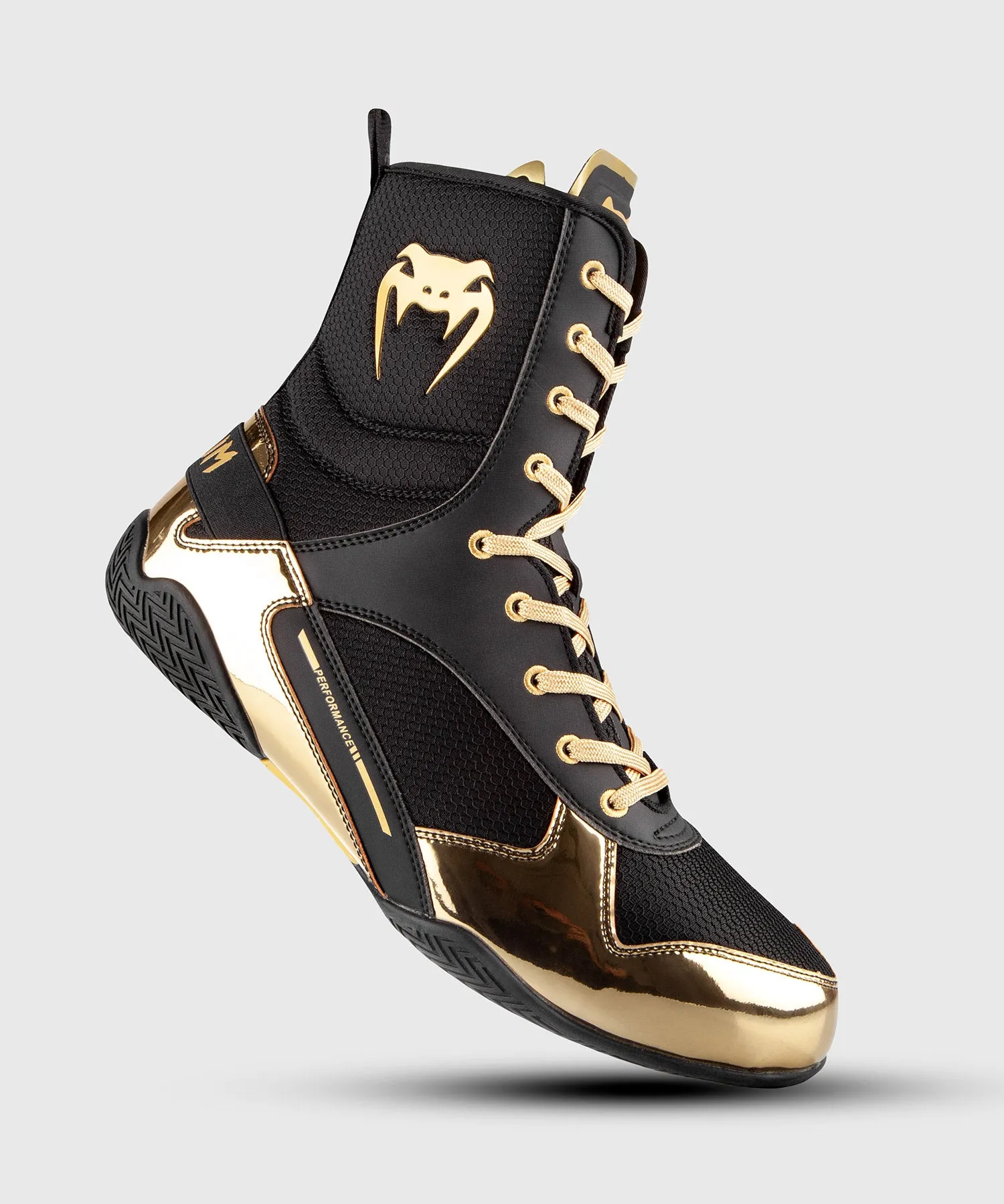 Venum Elite Boxing Shoes - Black/Gold