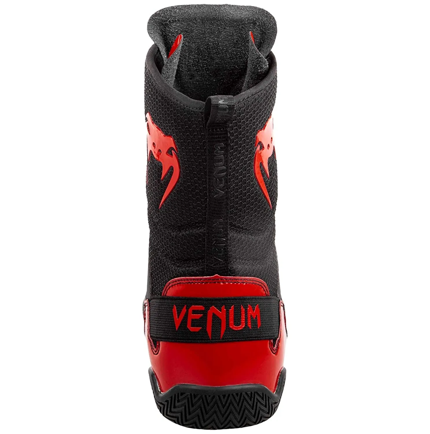 Venum Elite Boxing Shoes - Black/Red