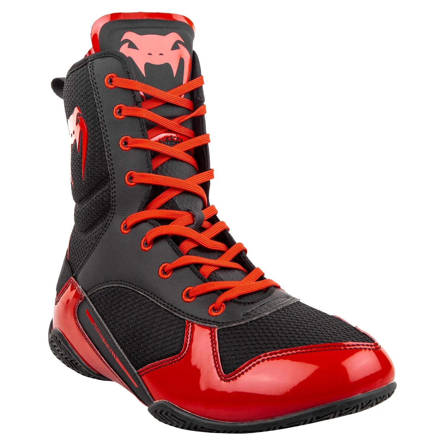 Venum Elite Boxing Shoes - Black/Red