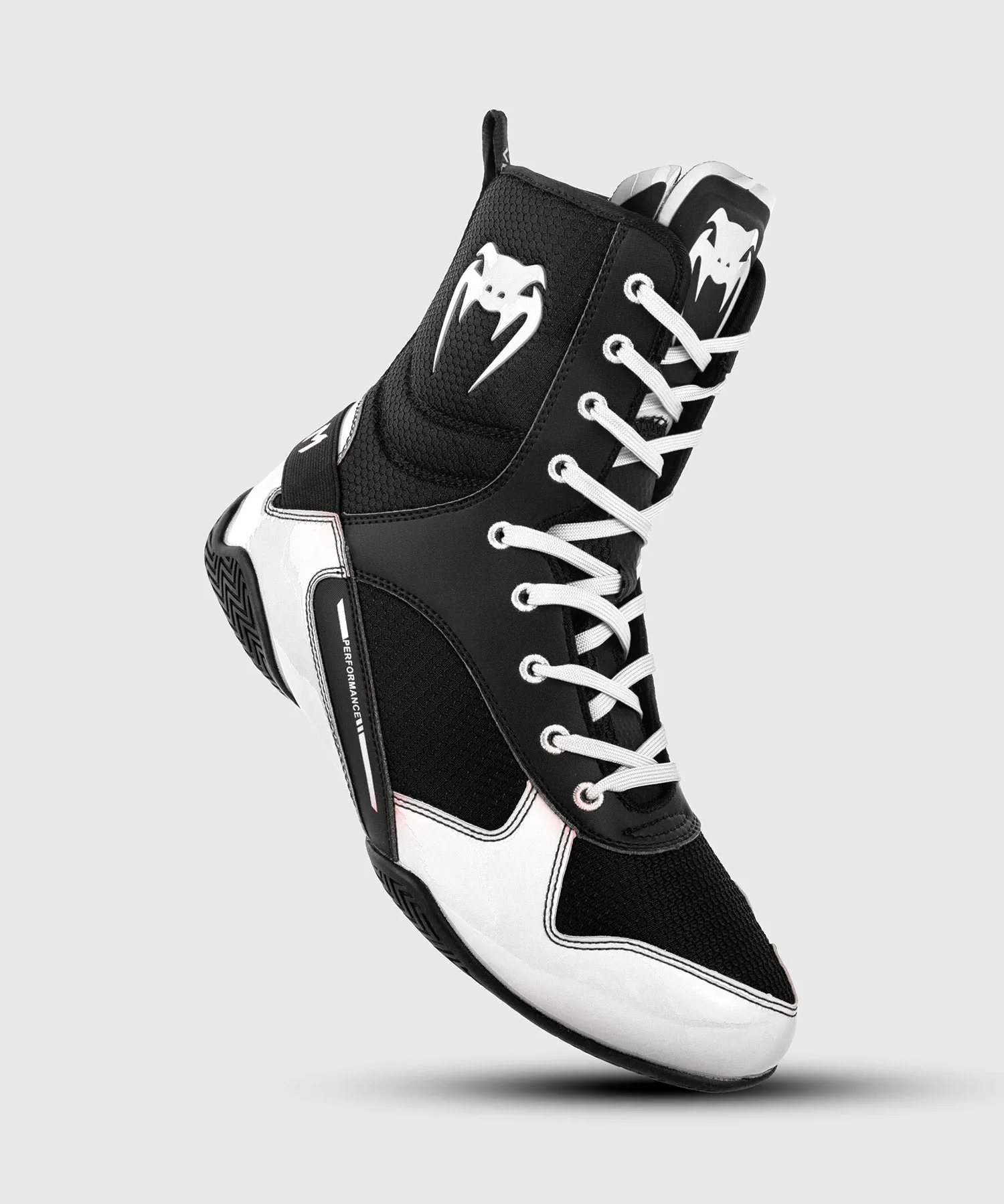 Venum Elite Boxing Shoes - Black/White