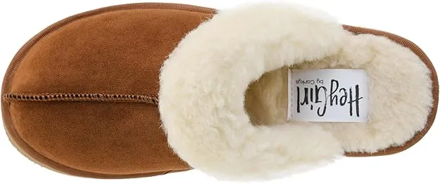 VERY G Faux Fur Lined Platform Slippers- SALE ITEM