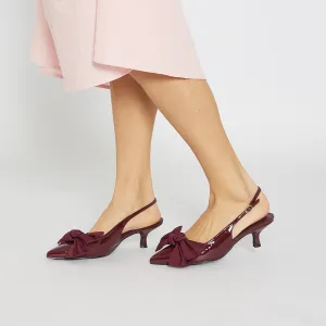 Violet Heel in Cherry Patent