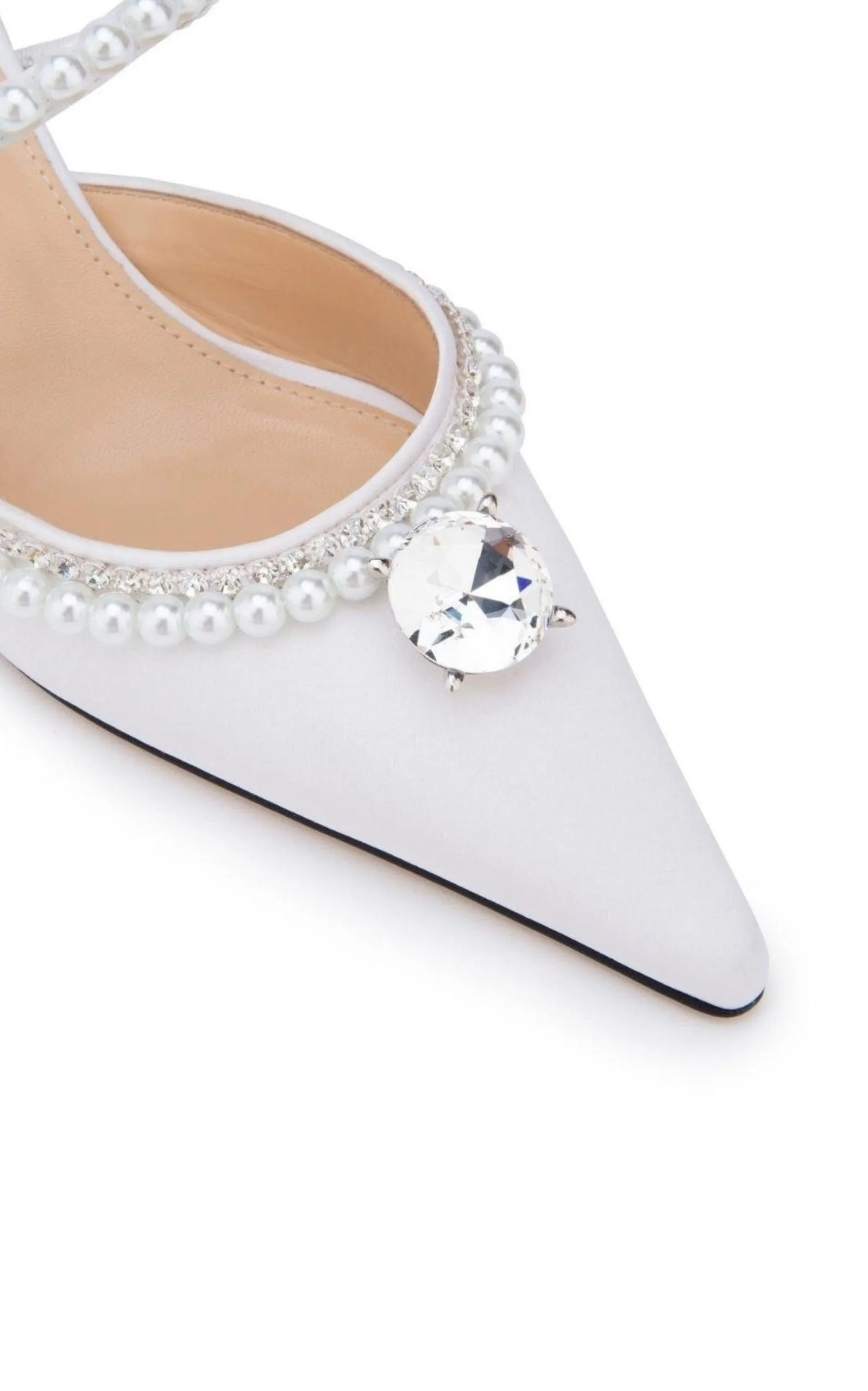 White Diamond & Pearl 65 Heels