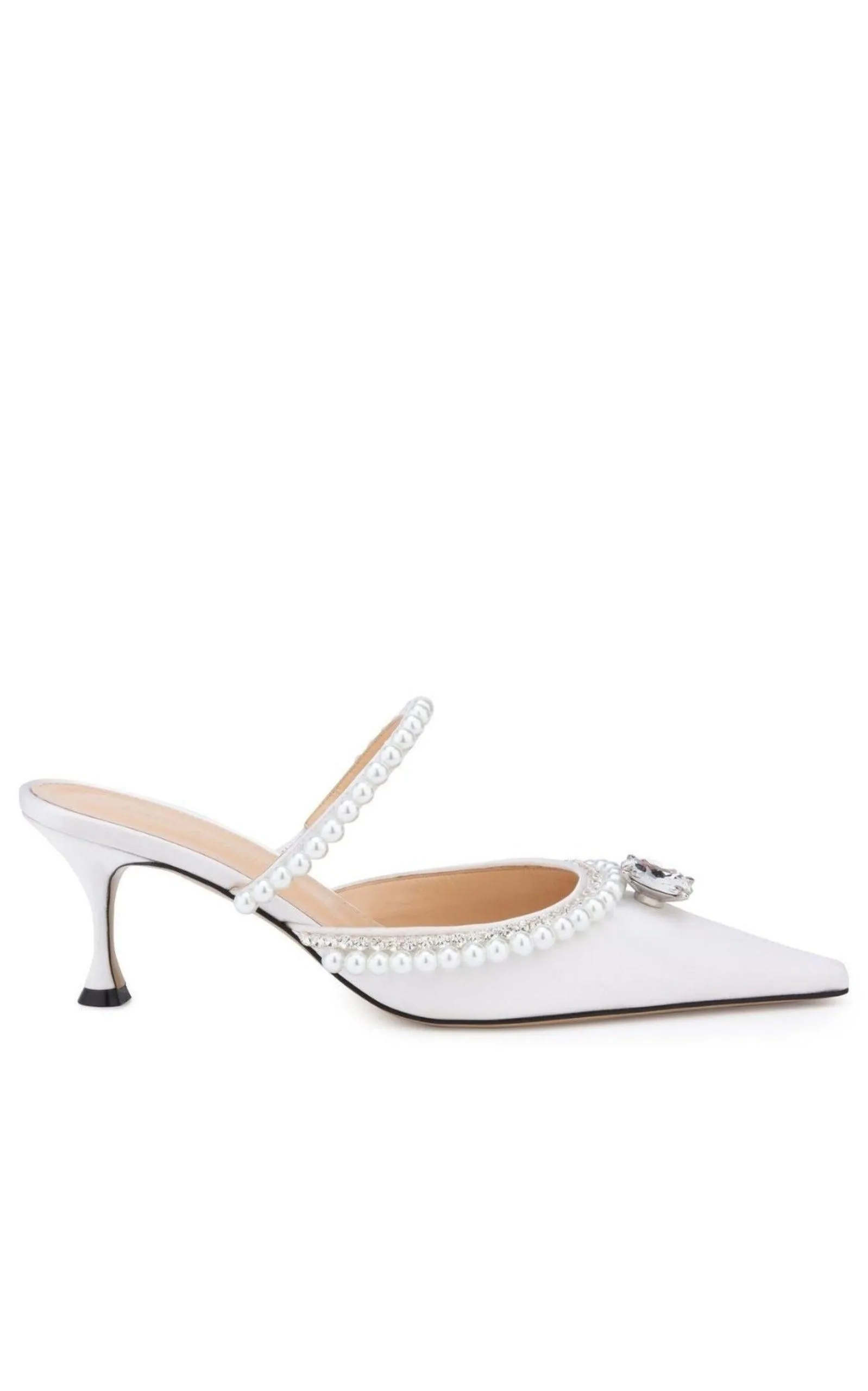 White Diamond & Pearl 65 Heels